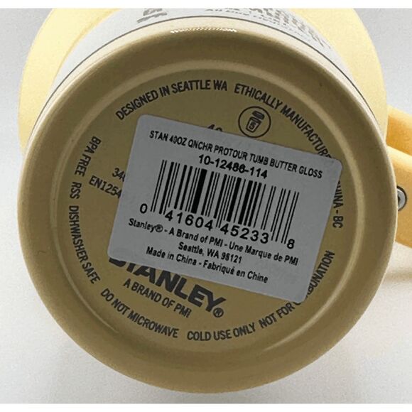 STANLEY QUENCHER PROTOUR FLIP STRAW TUMBLER 40OZ BUTTER GLOSS - Picture 5 of 5